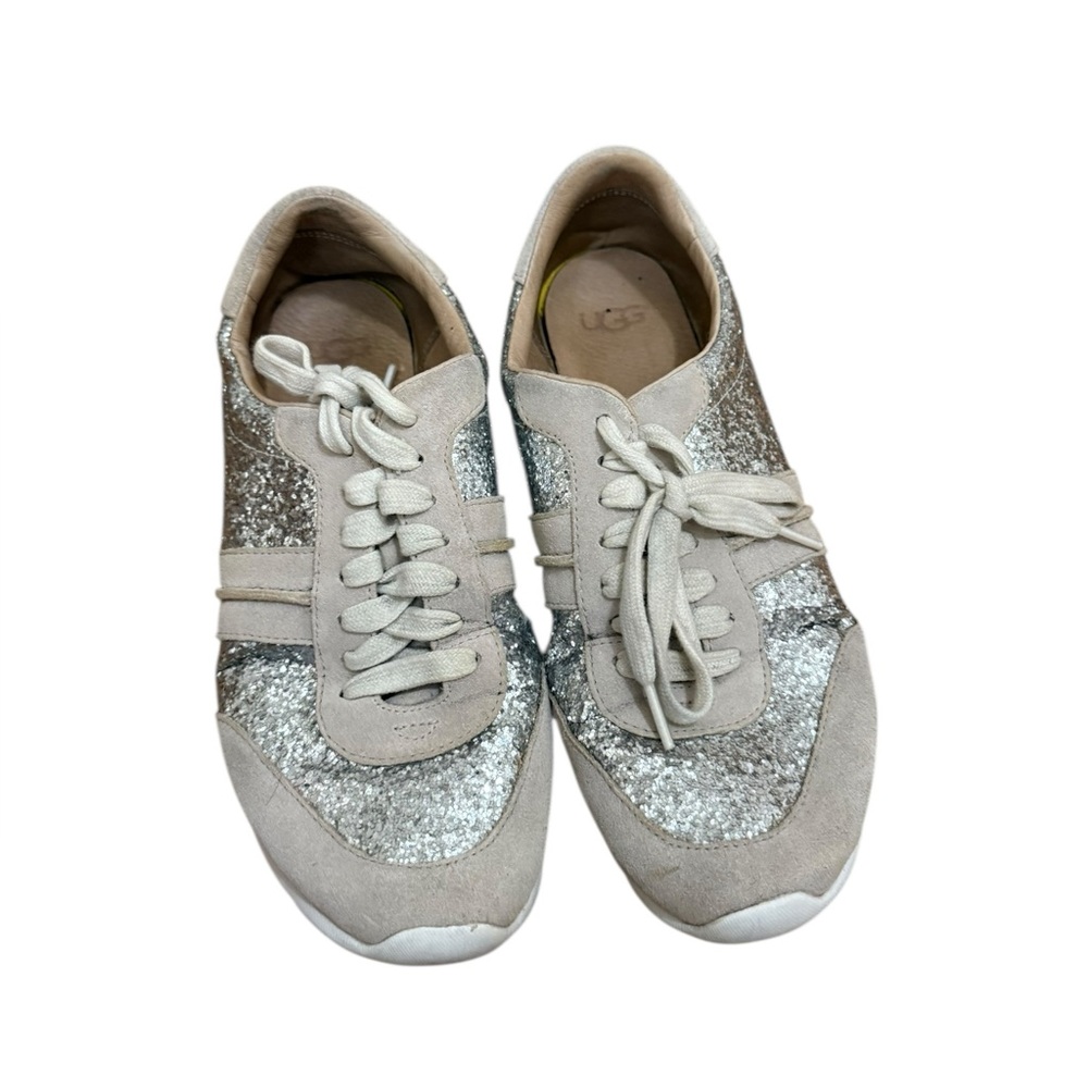 UGG Women's Glitter and Suede Sneakers